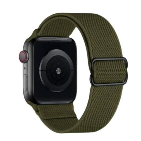 NEW[BAND] Green Adjustable Strap For Apple Watch E - Picture 1 of 4